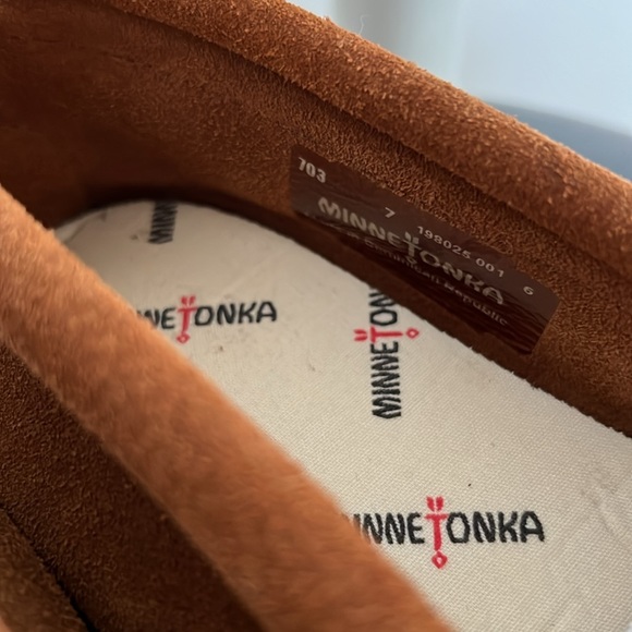 Minnetonka leather laced softsole - Picture 3 of 7